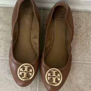 Tory Burch flats size 9 color tan